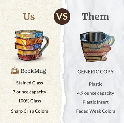 Innovative 3D Painting Book Coffee Cup, Unique Stacked Book Mug, Perfect Gift for Literature Lovers, Creative Colorful Book Gift