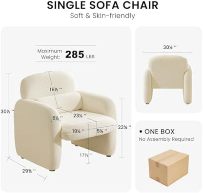 Plush Chenille Accent Chair — Where Comfort Meets Style!