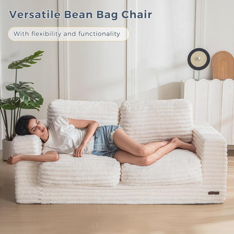 Blossom Comfort Modular Bean Bag Loveseat