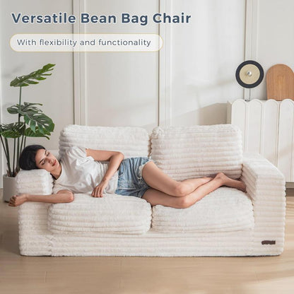 Blossom Comfort Modular Bean Bag Loveseat