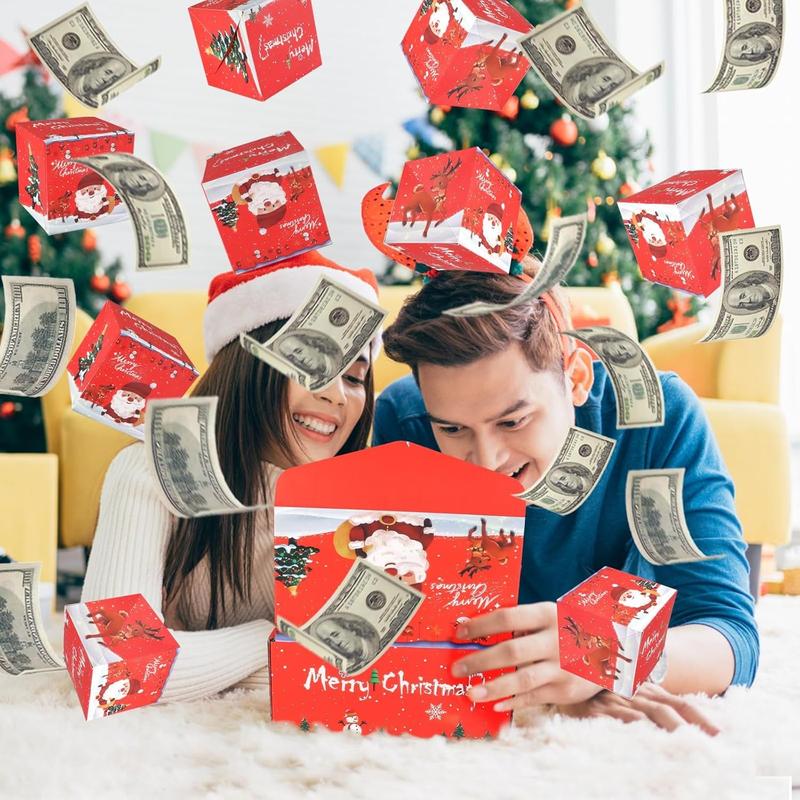 Surprise Gift Box Explosion Unique Folding Bouncing Red Envelope Cash Box